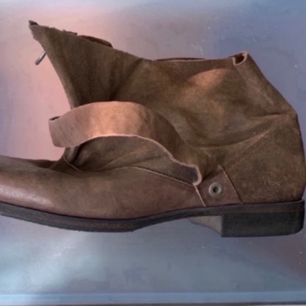 Rare Denmark 🇩🇰 Royal Republiq Distressed Ankle Buckle Boots - Picture 4 of 16